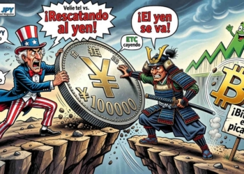 Estados Unidos sorprende al mercado al adquirir yenes tras 28 años y Bitcoin se resiente.