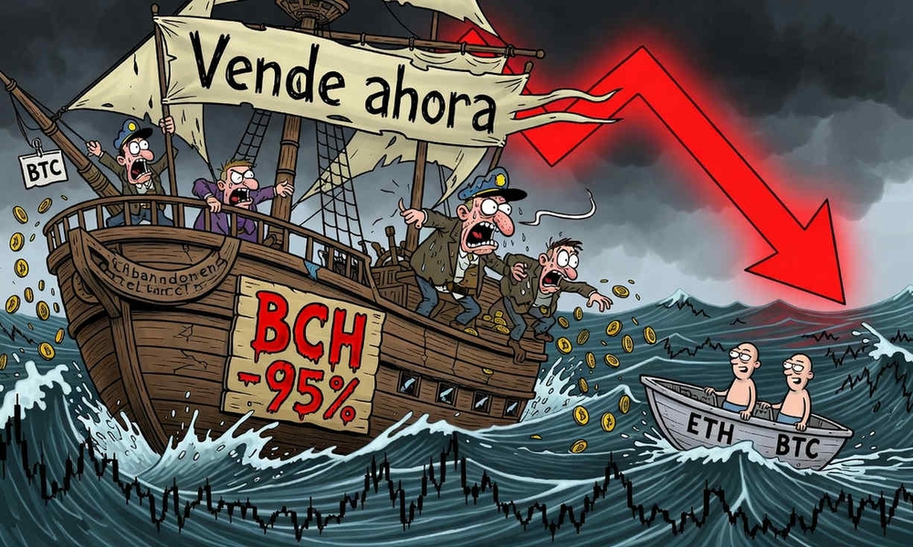 Bitcoin Cash sufre una caída del 2,3% y alcanza niveles no vistos desde 2026. 1 Bitcoin Cash sufre una caída del 2,3% y alcanza niveles no vistos desde 2026.