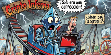 Ethereum sufre una caída drástica: se aleja un 62% de su máximo histórico al situarse en 1.845 dólares.