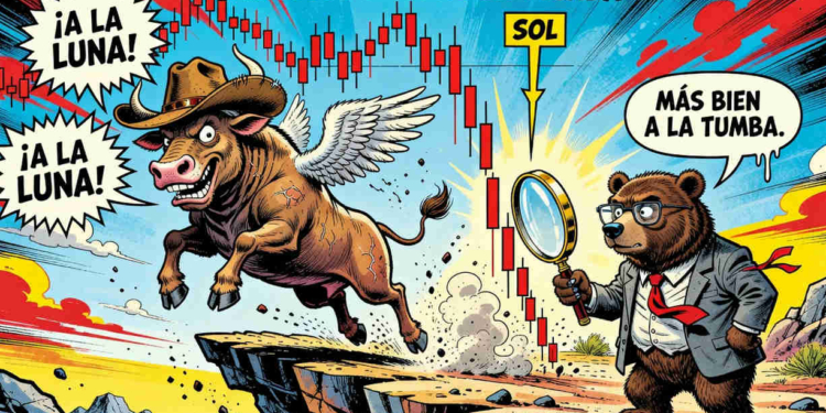 Solana ($SOL) muestra una ligera recuperación el 4 de agosto de 2026, pero la sombra del descenso sigue acechando. 1 Solana ($SOL) muestra una ligera recuperación el 4 de agosto de 2026, pero la sombra del descenso sigue acechando.