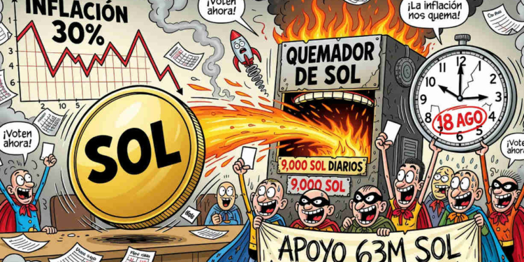 Solana plantea una drástica estrategia para controlar su inflación: quemará 10 veces más SOL cada día. 1 Solana plantea una drástica estrategia para controlar su inflación: quemará 10 veces más SOL cada día.