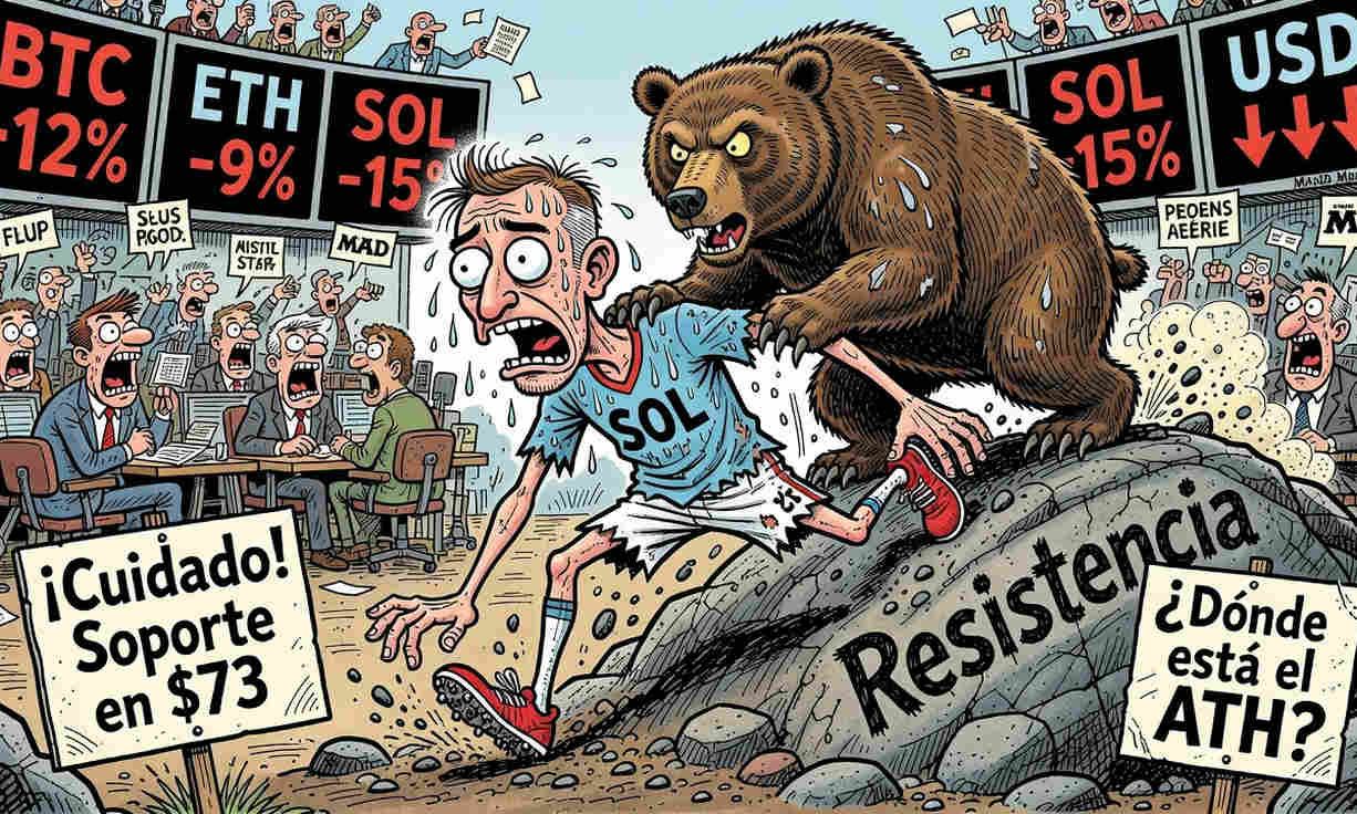 Solana (SOL) se aferra a los 73,94 USD: ¿Estamos al borde de un gran cambio? 1 Solana (SOL) se aferra a los 73,94 USD: ¿Estamos al borde de un gran cambio?