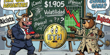 Ethereum se dispara un 2,19% y rompe la barrera de los 1.900 dólares: ¿estamos ante el comienzo de una recuperación sólida?