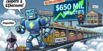 Solana desata un tsunami de stablecoins: ¡USD $650 mil millones en solo 30 días, superando a Ethereum!