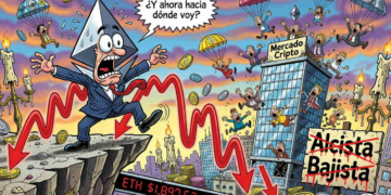 Ethereum sufre una abrupta caída del 61% desde su pico histórico y se enfrenta a un desafío crucial para mantener su soporte.