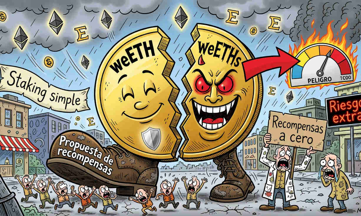 WeETH desata la controversia: ¿recompensas en Ethereum a la vista tras su salida del restaking? 1 WeETH desata la controversia: ¿recompensas en Ethereum a la vista tras su salida del restaking?