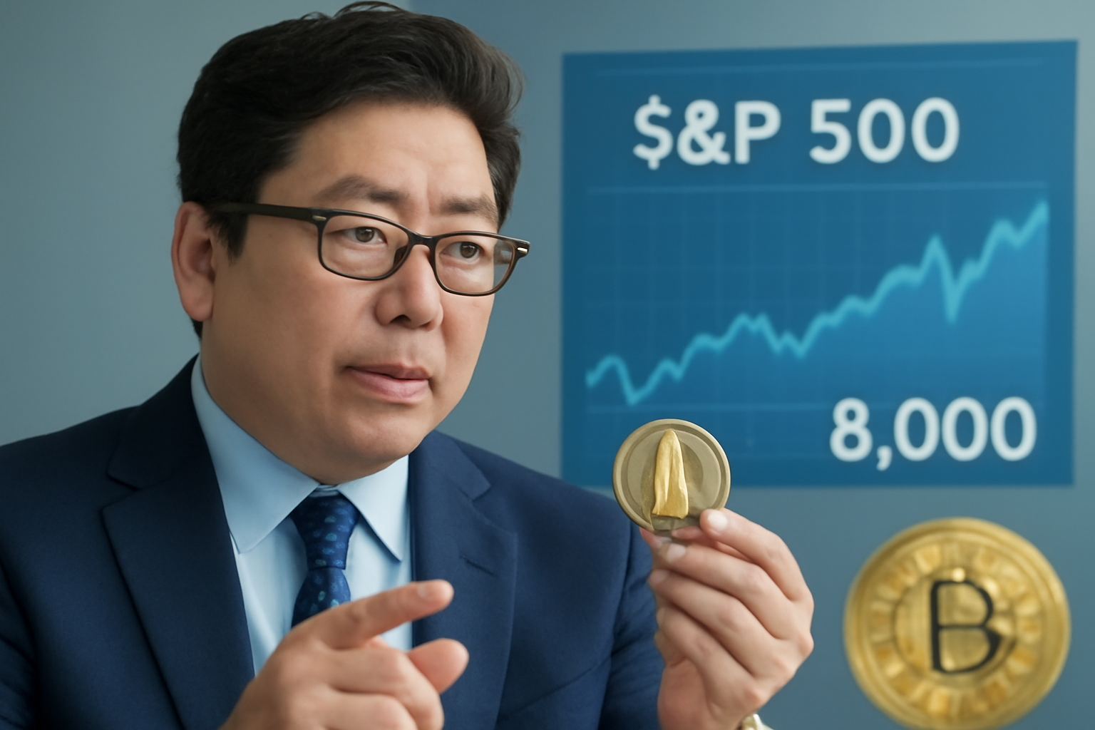 Tom Lee prevé un S&P 500 en 8,000 y señala a Ethereum como el próximo gran protagonista del mercado. 1 Tom Lee prevé un S&P 500 en 8,000 y señala a Ethereum como el próximo gran protagonista del mercado.