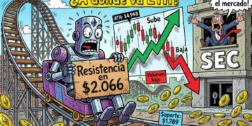 Ethereum escala posiciones y se aproxima a la crucial barrera de los $2.066