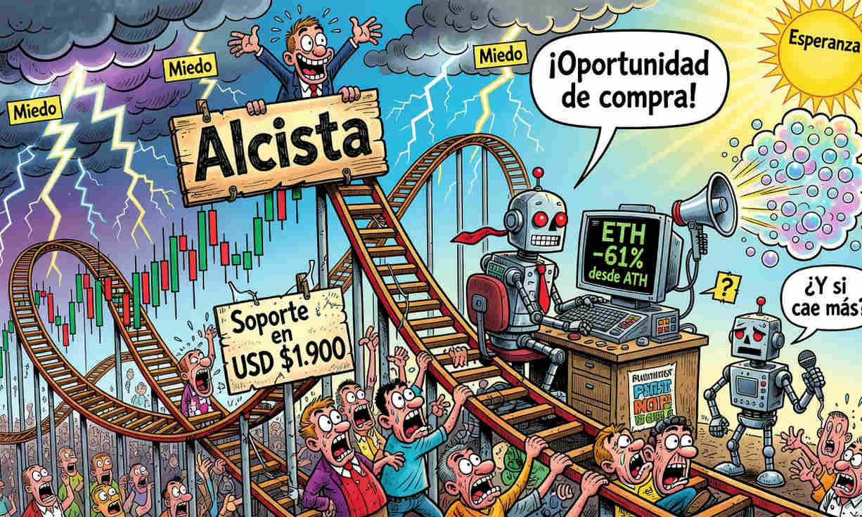 Ethereum en la cuerda floja: ¿logrará mantener el soporte de los 1.913 dólares? 1 Ethereum en la cuerda floja: ¿logrará mantener el soporte de los 1.913 dólares?
