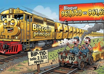 La división de Bitcoin: BIP-110 lucha por sobrevivir con un apoyo del 2,53%