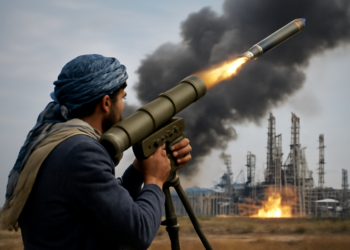 Los hutíes de Yemen lanzan un ataque a una refinería saudita justo después del pacto de defensa del reino.