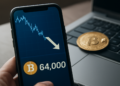 El precio del Bitcoin se desploma por debajo de los 64.000 dólares tras el estancamiento en las negociaciones del Estrecho de Ormuz.