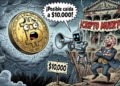 ¿Podría el bitcoin hundirse por debajo de los 10,000 dólares según ChatGPT?