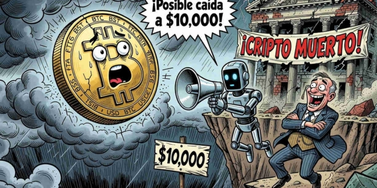 ¿Podría el bitcoin hundirse por debajo de los 10,000 dólares según ChatGPT?