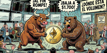Ethereum lucha por mantenerse en $1.883 mientras el volumen se hunde un 54%