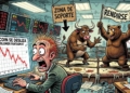 Bitcoin se desploma hacia un punto crítico tras romper la barrera de los 50 días.