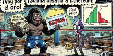 Solana impulsa su avance con 378 millones de dólares en bonos del Tesoro tokenizados, desafiando a Ethereum.