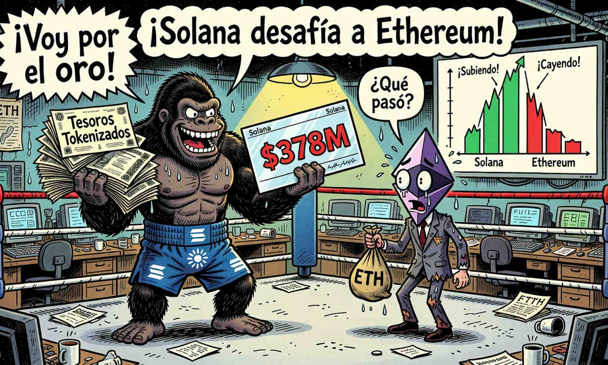 Solana revoluciona el mercado al incorporar 378 millones de dólares en bonos del Tesoro tokenizados, desafiando a Ethereum. 1 Solana revoluciona el mercado al incorporar 378 millones de dólares en bonos del Tesoro tokenizados, desafiando a Ethereum.