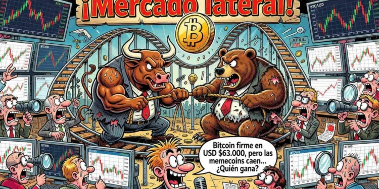Bitcoin se aferra a los 63.000 dólares en un mercado de señales inesperadas.