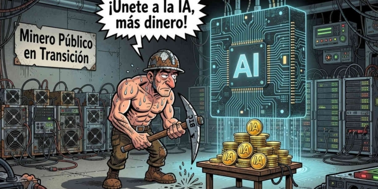 La minería de bitcoin pierde terreno: la inteligencia artificial se impone en la carrera de ingresos.