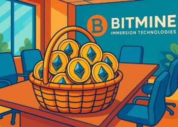 Bitmine se acerca al 5% de la red Ethereum al incorporar casi 10.000 ETH en solo una semana.