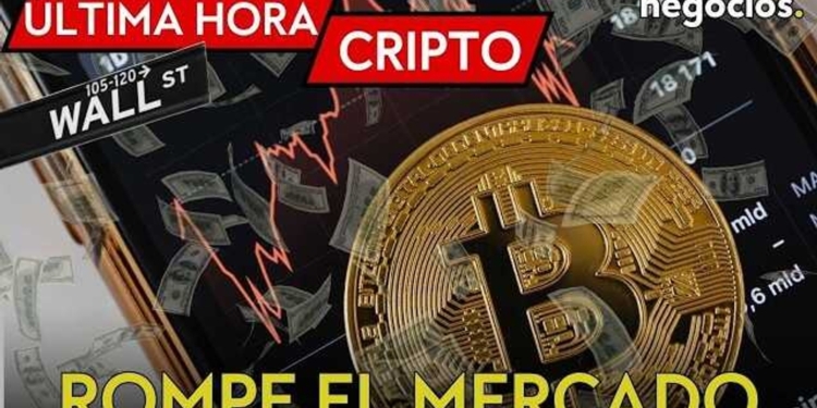 El Dow Jones se despide con una sorpresa: Bitcoin supera los 64.000 dólares.
