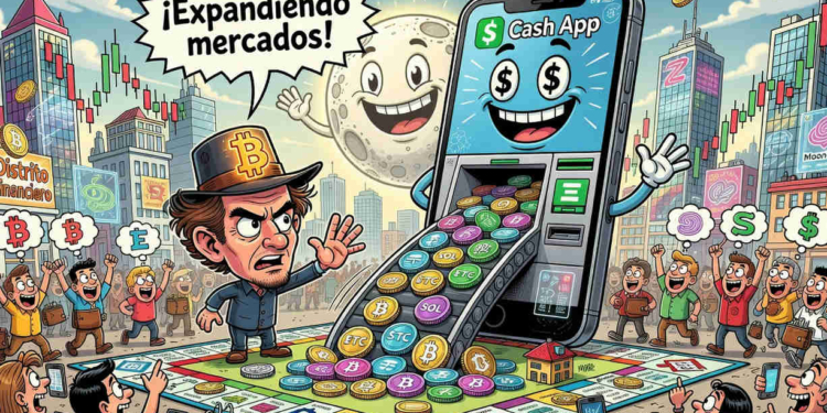 Cash App se une a MoonPay y añade nuevas criptomonedas: descubre qué monedas están en juego.