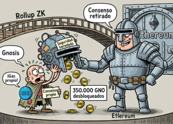 Gnosis da un giro inesperado y se entrega a la seguridad de Ethereum como rollup