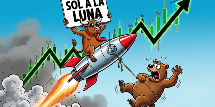 Solana se dispara un 11,52% y toma el liderazgo impulsada por una sorprendente demanda al contado