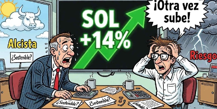 Solana se dispara un 14 por ciento en 24 horas y aviva las señales de un nuevo rally alcista