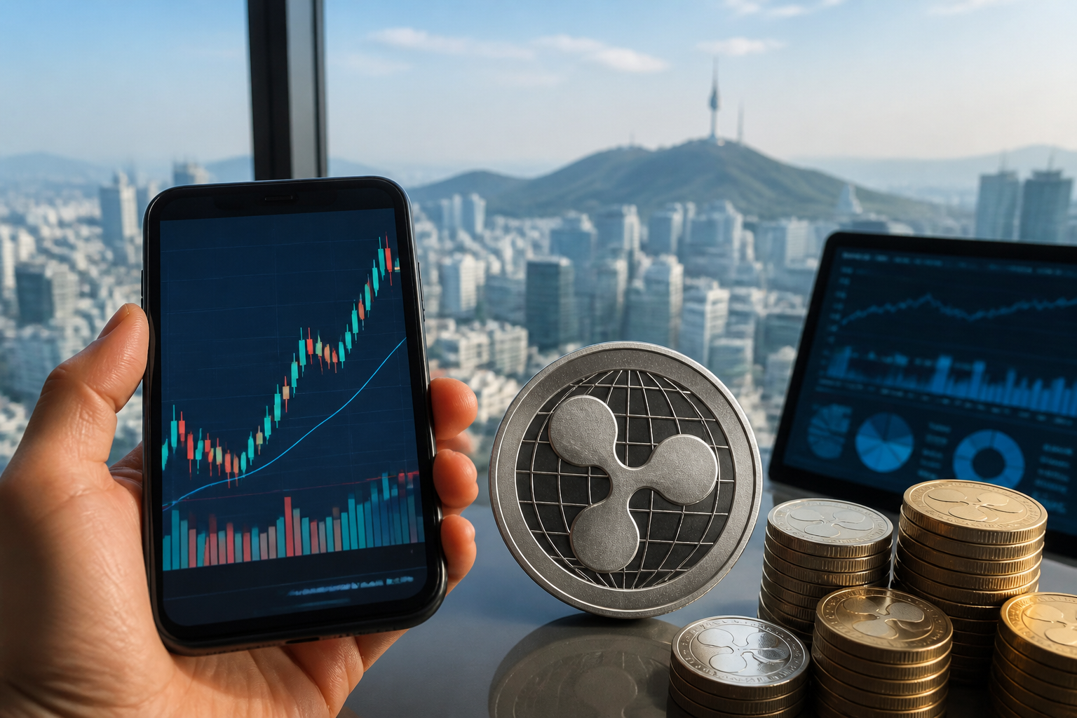 XRP y TRUMP desatan una fiebre cripto en Corea del Sur con 830 millones de dólares negociados en solo una hora 1 XRP y TRUMP desatan una fiebre cripto en Corea del Sur con 830 millones de dólares negociados en solo una hora