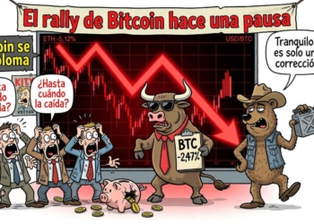 Bitcoin da un giro inesperado: cae un 2,47% en 24 horas pese a su avance semanal 4 Bitcoin da un giro inesperado: cae un 2,47% en 24 horas pese a su avance semanal