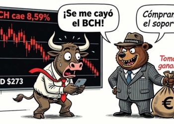 Bitcoin Cash se desploma un 8,59% en 24 horas: ¿corrección tras sus recientes ganancias?