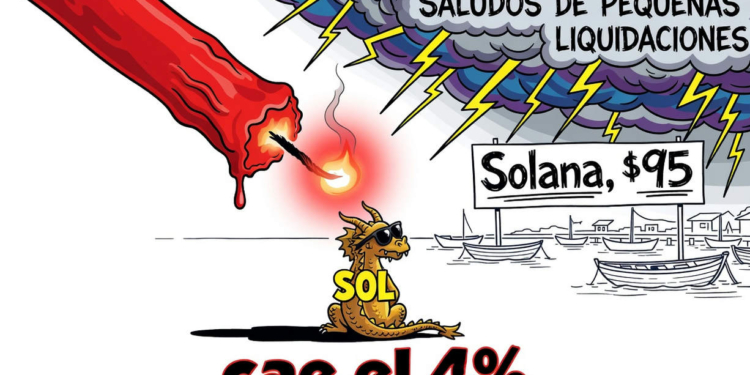 SOL pierde un 4,33% en 24 horas: ¿se agota el rally o llega una corrección pasajera? 1 SOL pierde un 4,33% en 24 horas: ¿se agota el rally o llega una corrección pasajera?