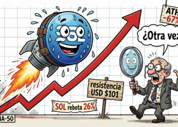 Solana rebota un 3,25% con un volumen que duplica la media mensual 4 Solana rebota un 3,25% con un volumen que duplica la media mensual