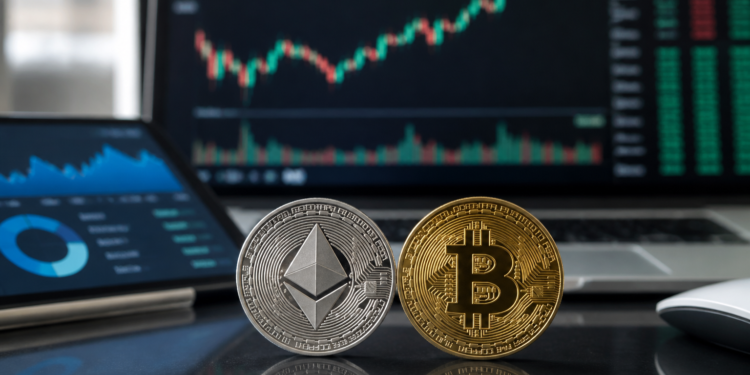 ETH/BTC toca máximos de 7 meses; Bitcoin supera el 60% de dominio