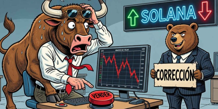 Solana (SOL) cae un 4,83% tras tocar máximos de 97,24 dólares