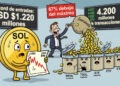 Solana bate récords en ETF y actividad, pero SOL sigue lejos del máximo