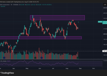 Nvidia sube más de un 7% tras sus resultados y encara los 230 dólares