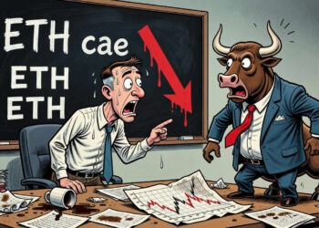 Ethereum cae un 2,44% y cotiza cerca de USD 2.424