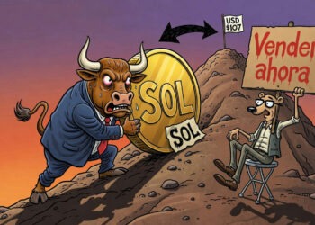 Solana repunta casi 3% y defiende los USD 104 tras subir 41% en agosto 4 Solana repunta casi 3% y defiende los USD 104 tras subir 41% en agosto
