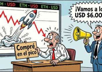 Ethereum (ETH) retrocede un 1,73% hasta USD $2.445,31 el 29 de agosto de 2026