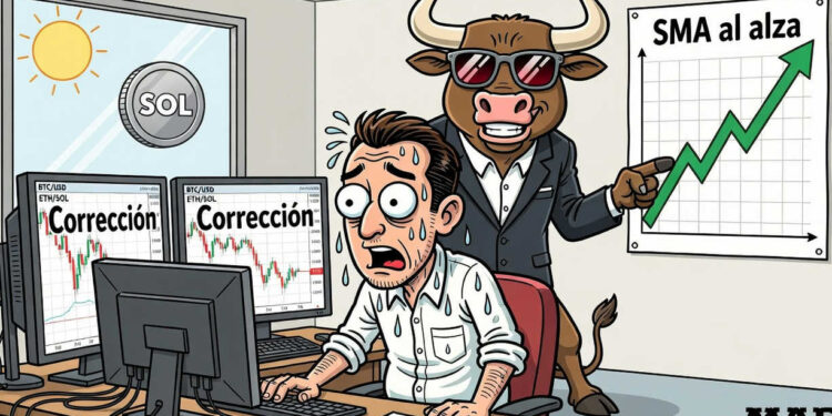 Solana (SOL) cae 1,78% tras ganar 13,51% en la semana