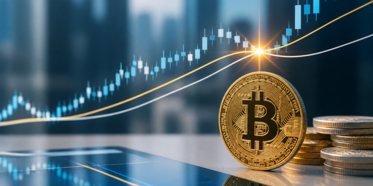 Bitcoin se acerca a una cruz dorada asociada a tendencias alcistas