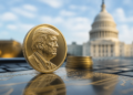Trump, primer presidente de EE. UU. en activo en una moneda de 1 dólar