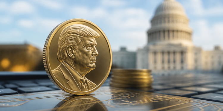 Trump, primer presidente de EE. UU. en activo en una moneda de 1 dólar