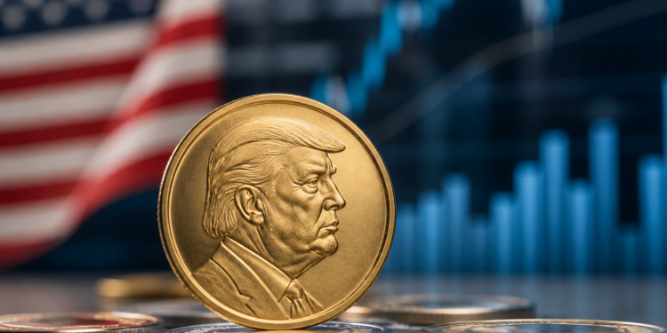 Trump, primer presidente de EE.UU. en activo en una moneda de 1 dólar 1 Trump, primer presidente de EE.UU. en activo en una moneda de 1 dólar