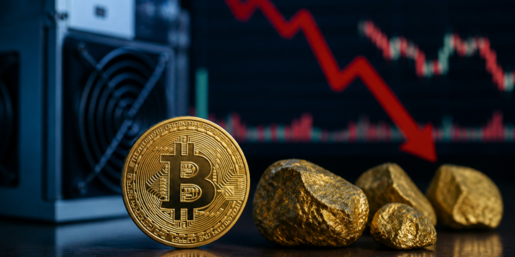 Mineras de oro y acciones de bitcoin caen tras sólidos datos de empleo