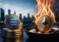 Solana adelanta a Ethereum en comisiones, pero ETH lidera la quema