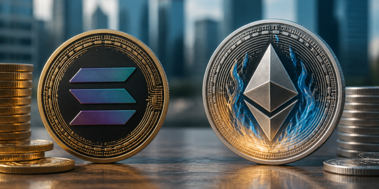 Solana supera a Ethereum en comisiones, pero ETH lidera la quema